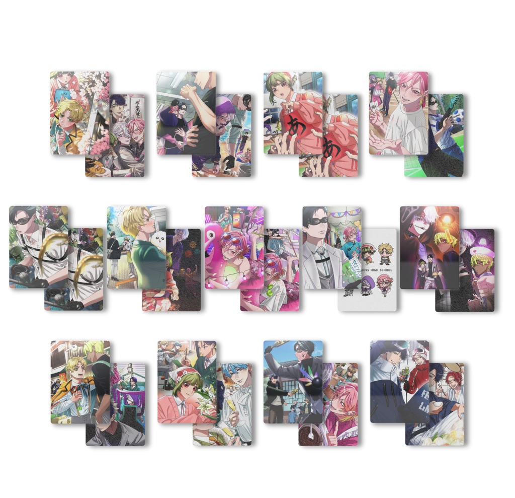 両面トレーディングカード