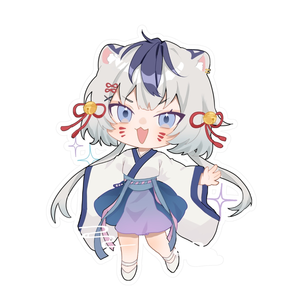 白虎ちゃんステッカー