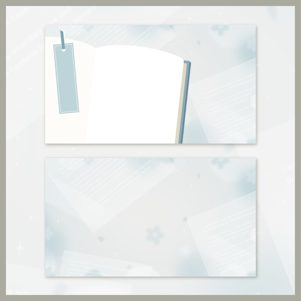 本×勿忘草×儚さの配信素材セット