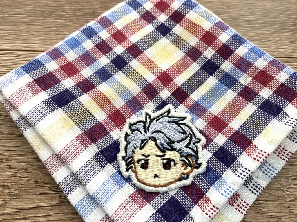 刺繍ワッペンハンカチ