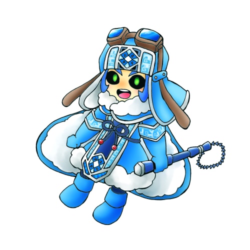 アクリルキーホルダー〈スノー〉