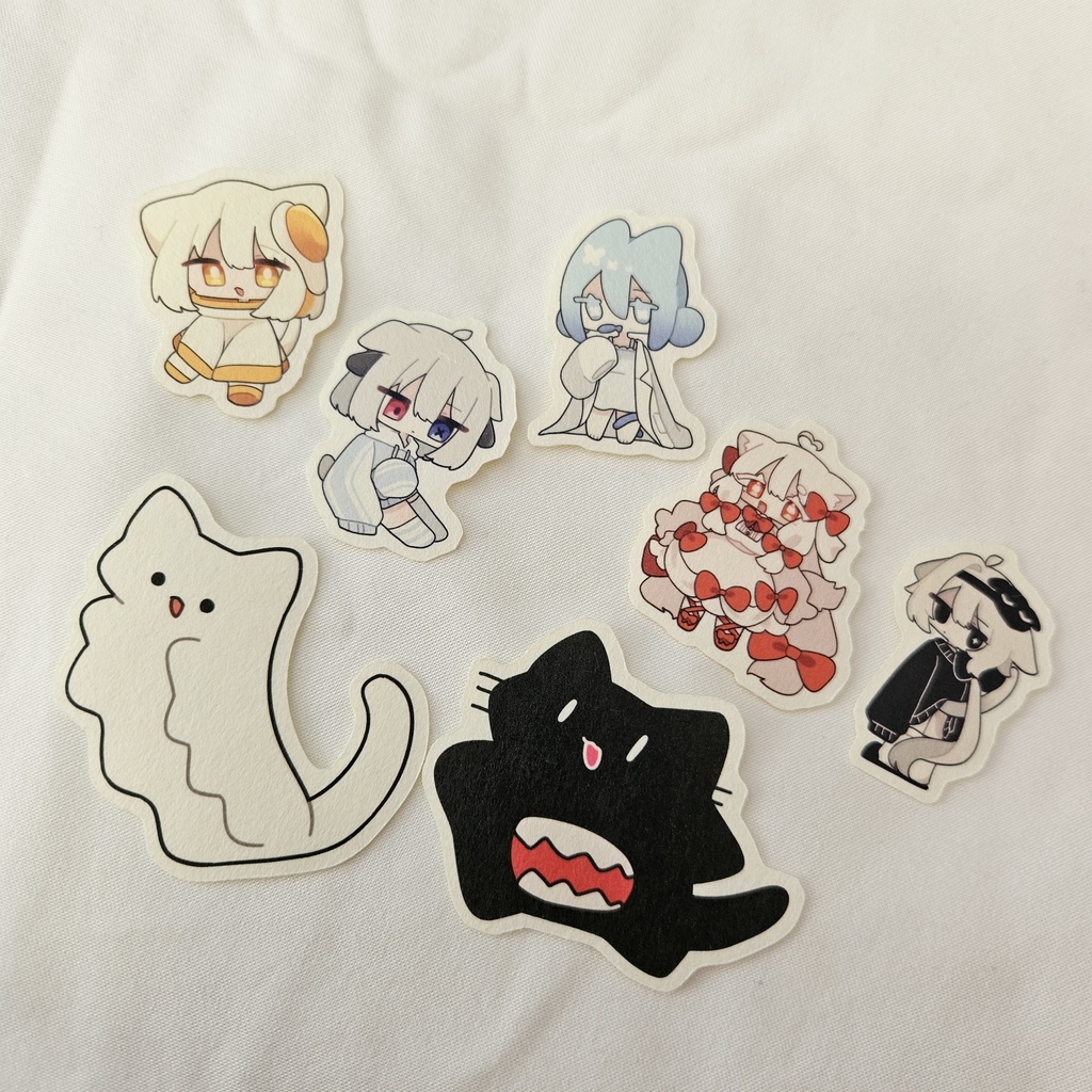 猫耳ステッカーセット