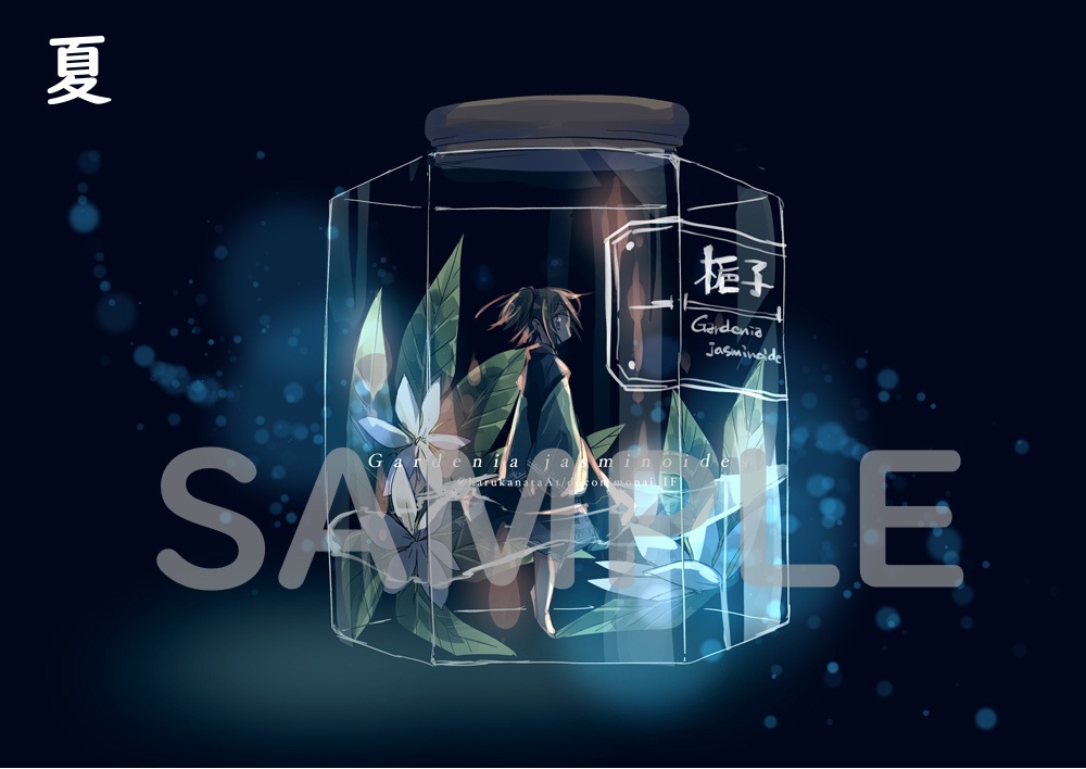 四季の瓶 ポストカード