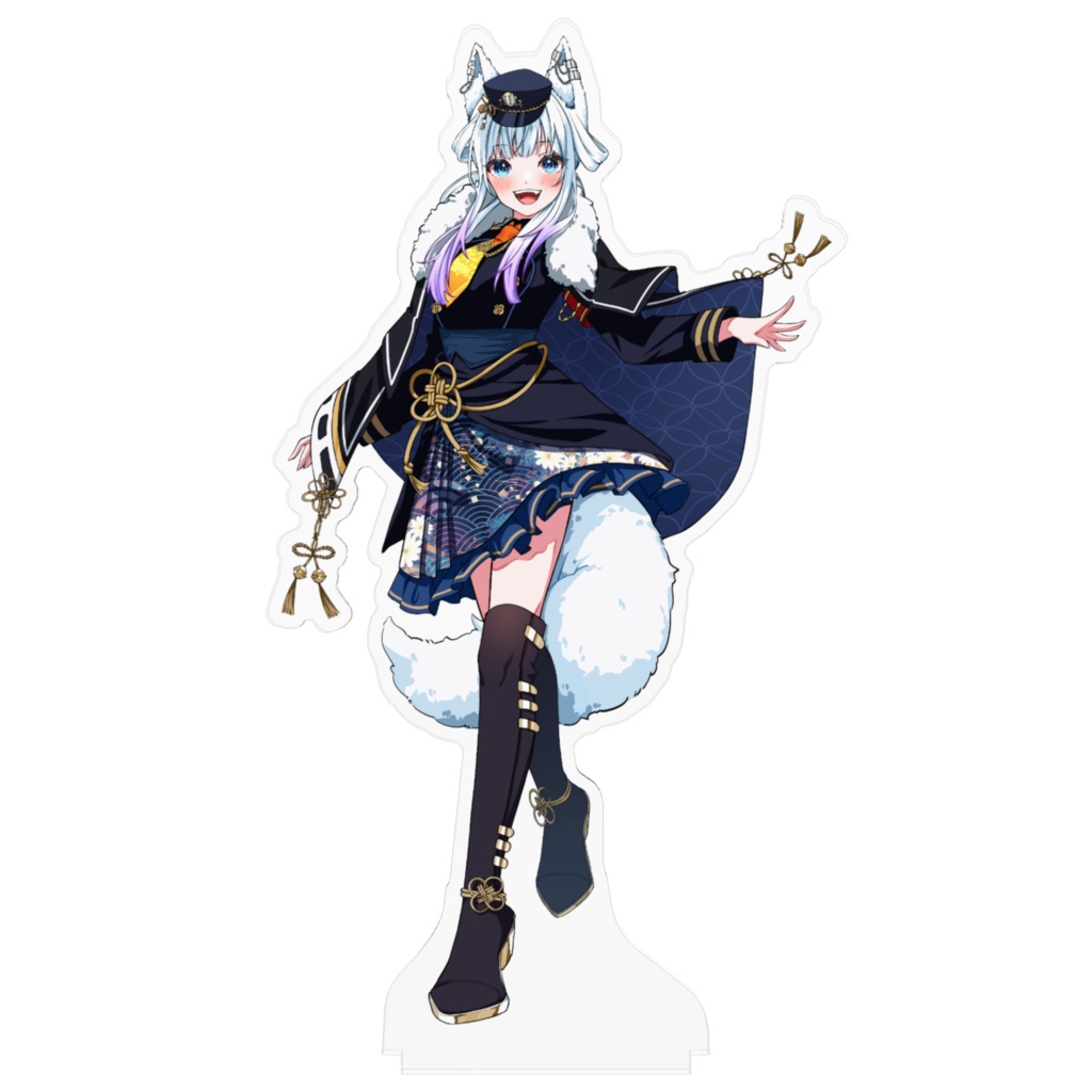 氷狼鬼ニキ_アクリルフィギュア(軍服ver)