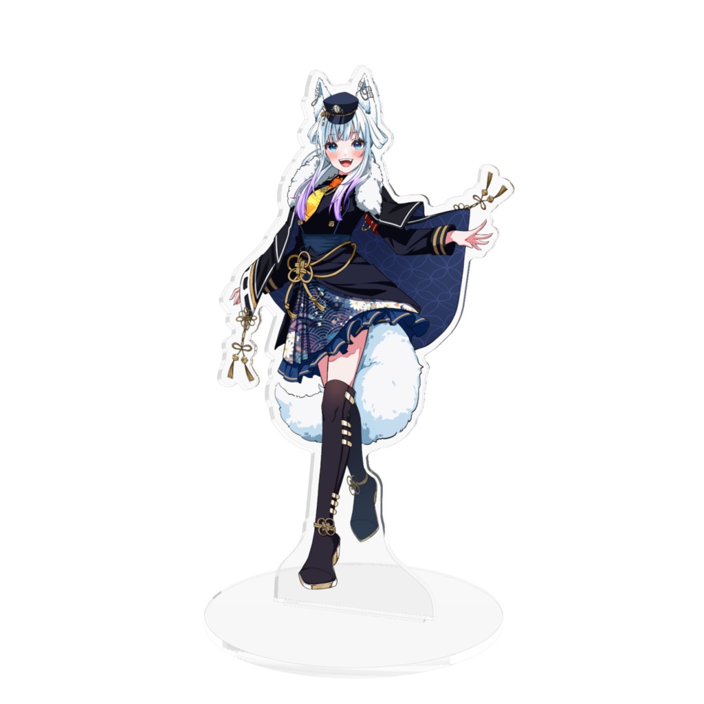 氷狼鬼ニキ_アクリルフィギュア(軍服ver)