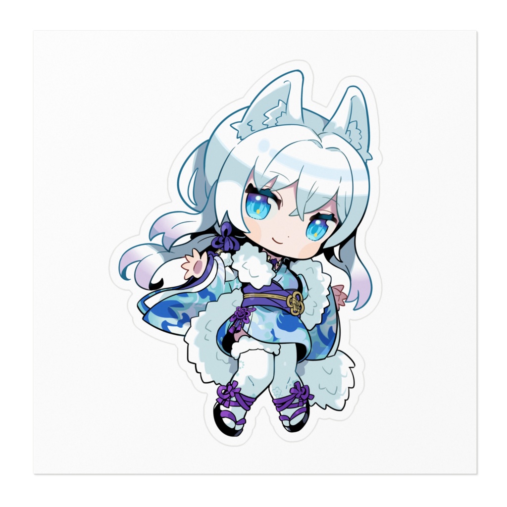 氷狼鬼ニキ_ステッカー