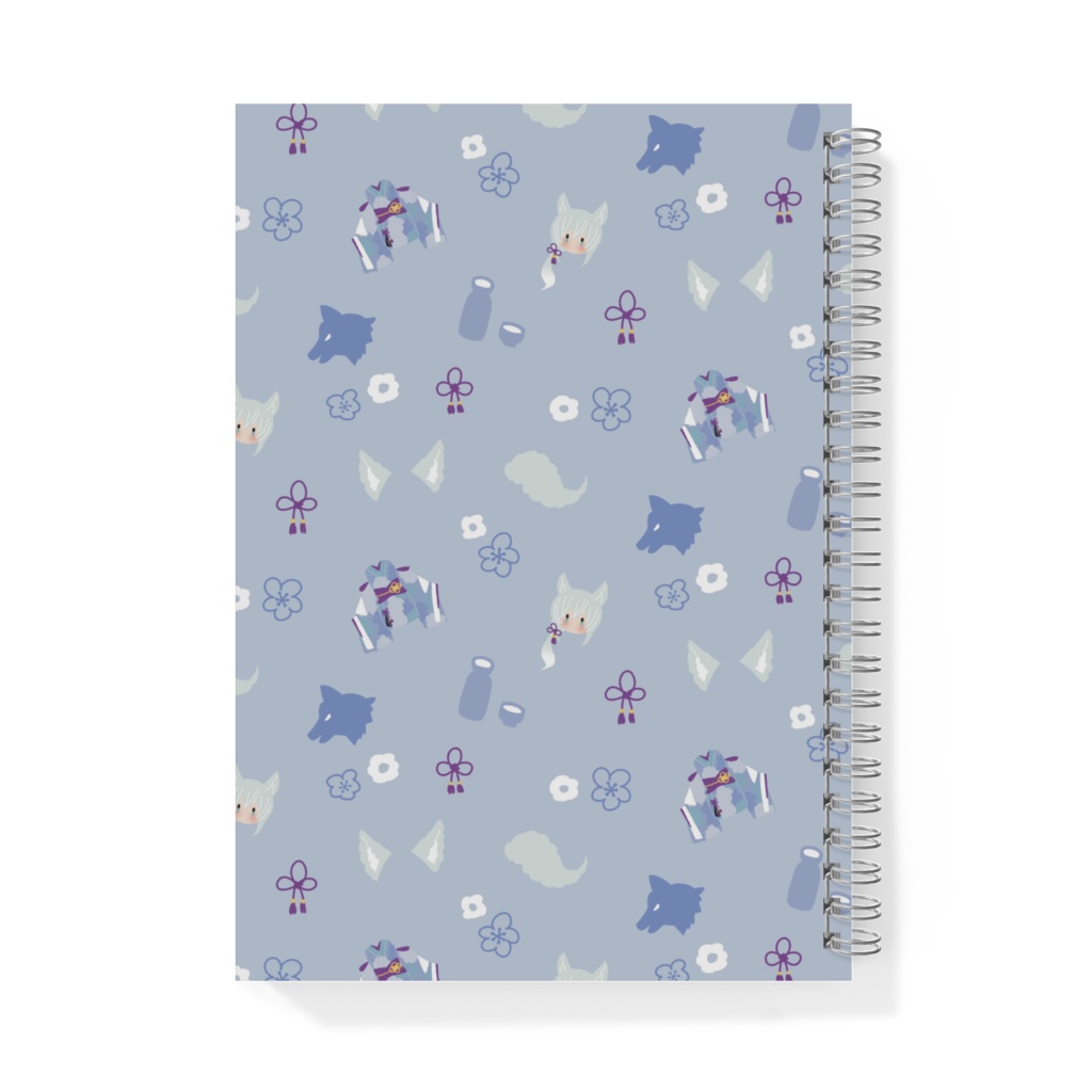 氷狼鬼ニキ_リングノートA5_パターン