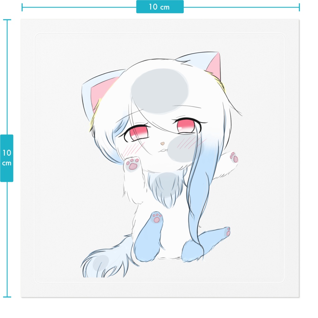 ぴたっとシアにゃんステッカー