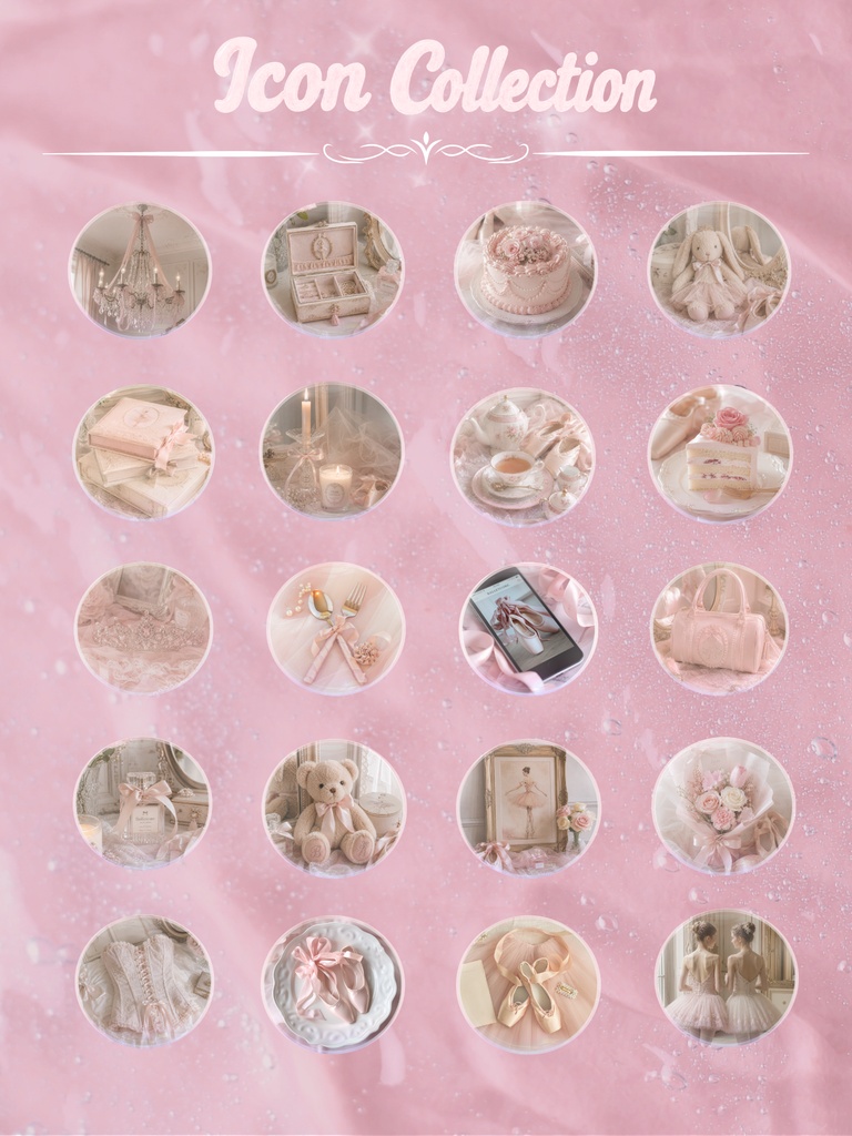 Balletcore Icon Pack for Galaxy