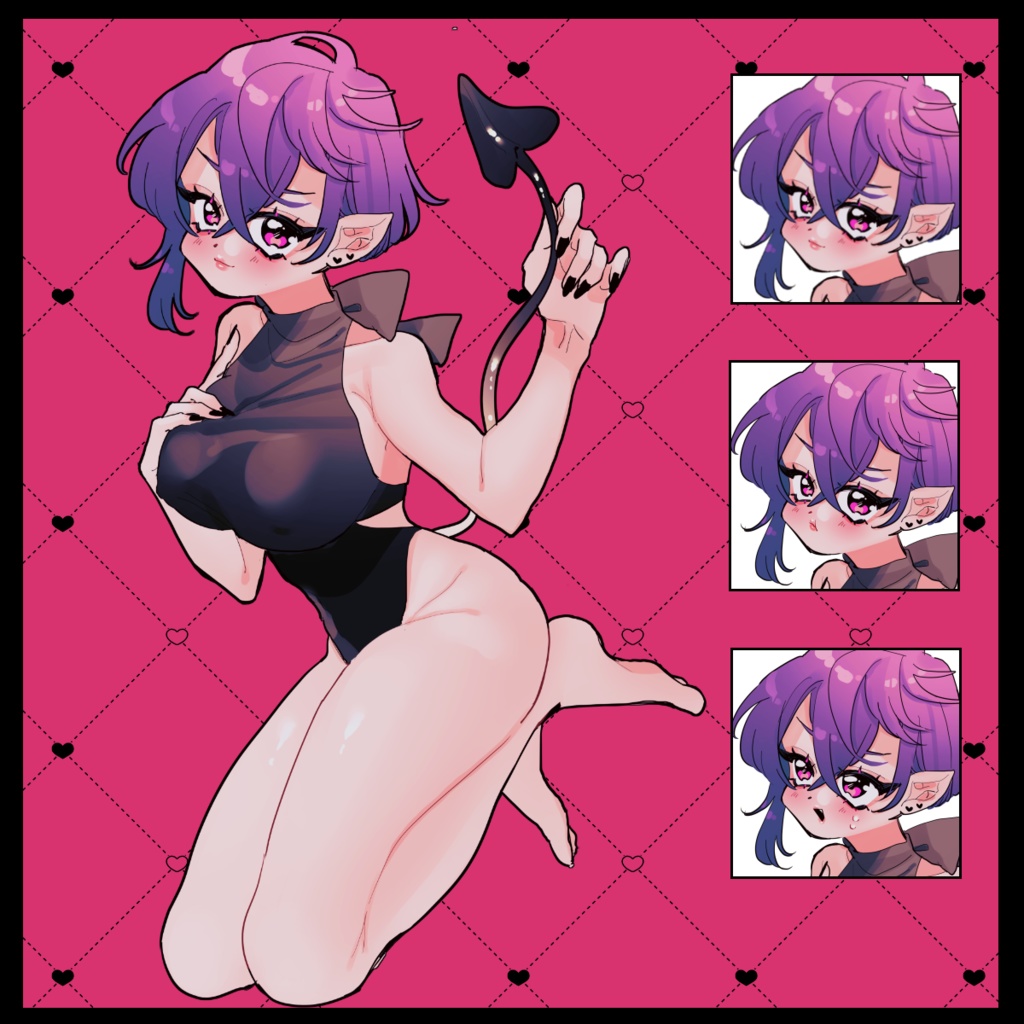 【無料/有料】人外っこ【表情3種】