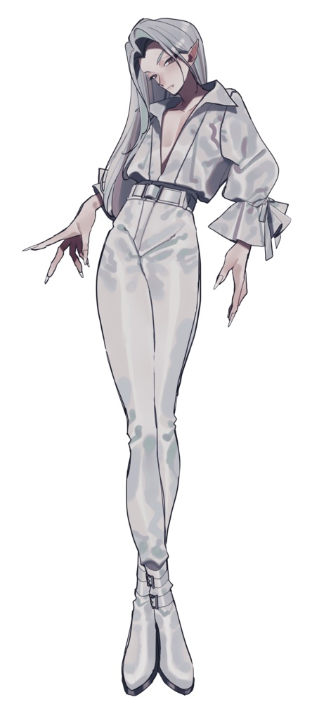 【無料/有料】ちょっと様子がおかしそうな人外さん【表情5種/髪・ボトム差分あり】