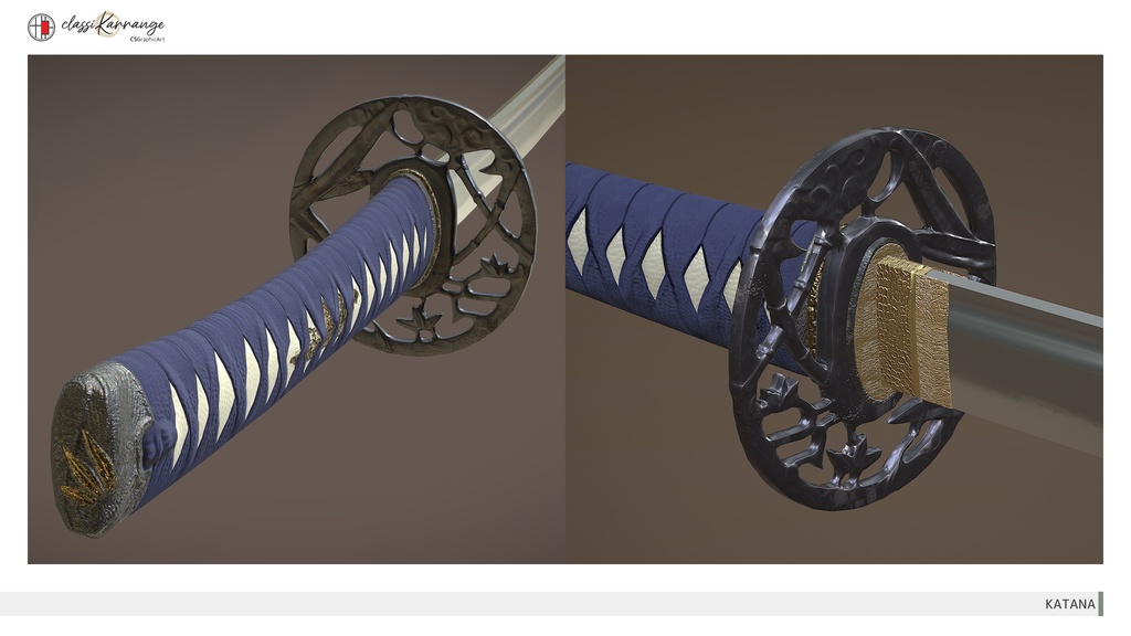 【3Dモデル】日本刀