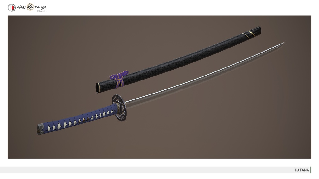 【3Dモデル】日本刀