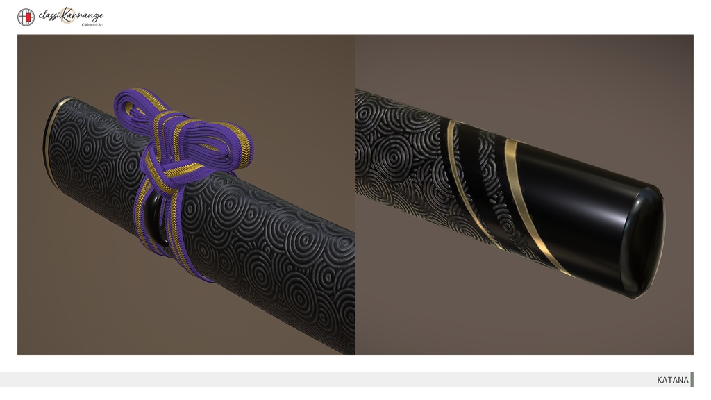 【3Dモデル】日本刀