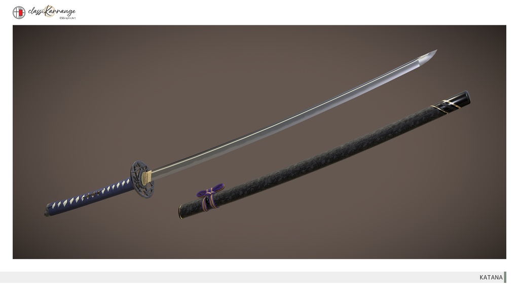 【3Dモデル】日本刀