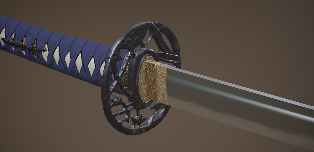 【3Dモデル】日本刀