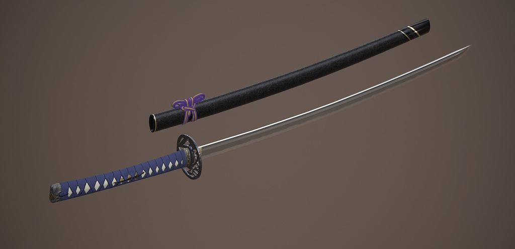 【3Dモデル】日本刀