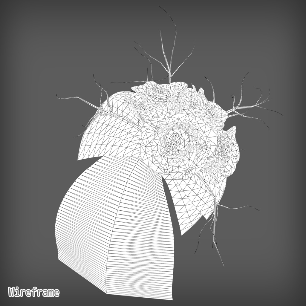 【3Dモデル・UnityPackage・XWear】ヘッドドレス