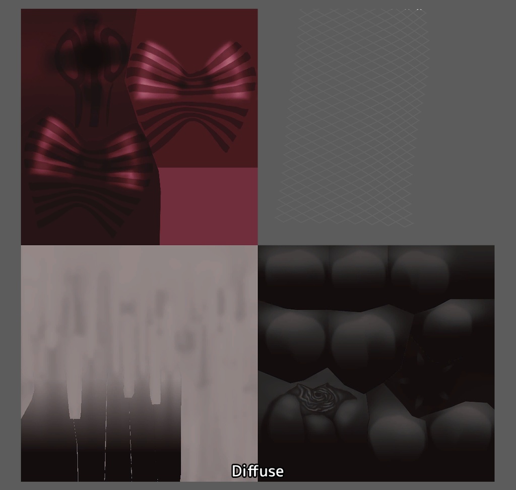 【3Dモデル・UnityPackage・XWear】ヘッドドレス