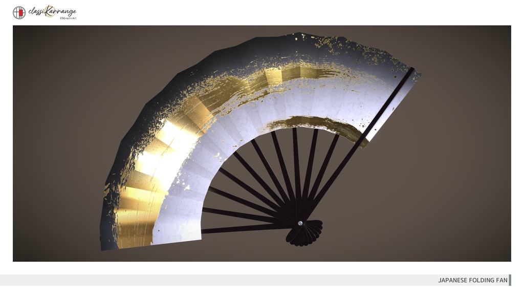 【3Dモデル】扇子