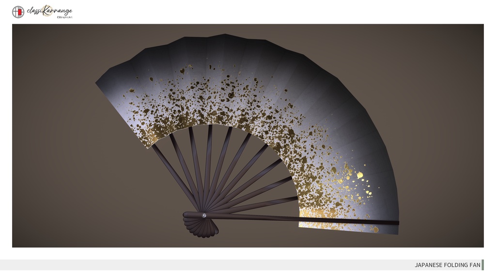 【3Dモデル】扇子