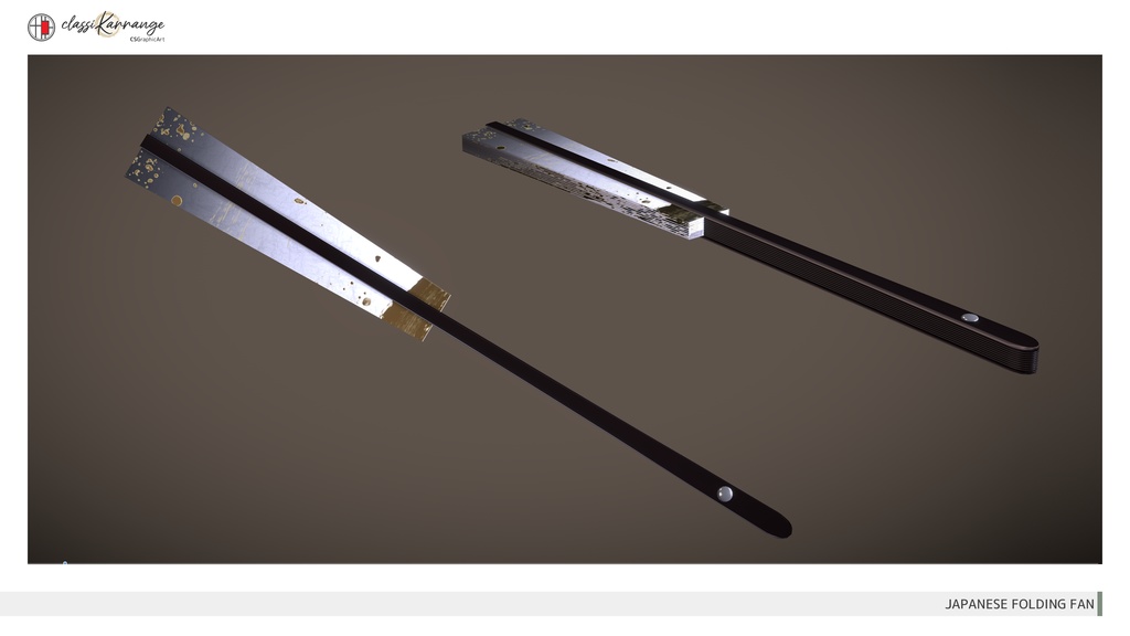 【3Dモデル】扇子