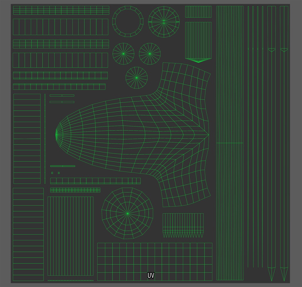 【3Dモデル】仕込み杖
