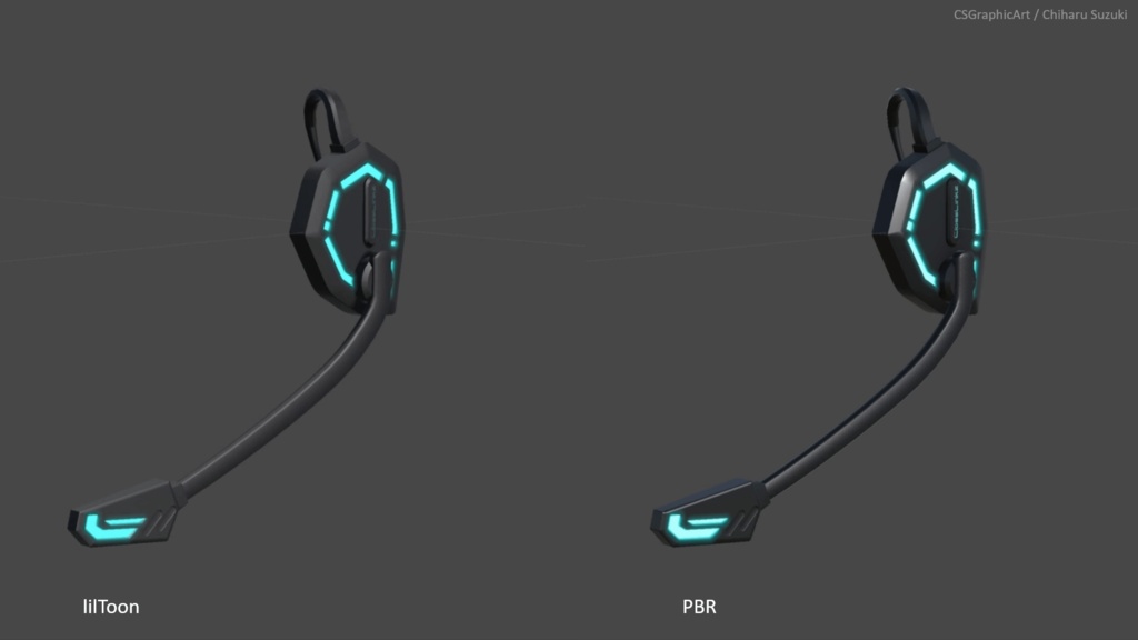 【3Dモデル・UnityPackage・XWear】インカムヘッドセット