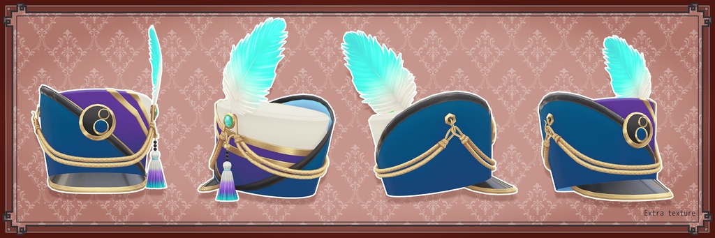 【3Dモデル・UnityPackage・XWear】シャコーハット