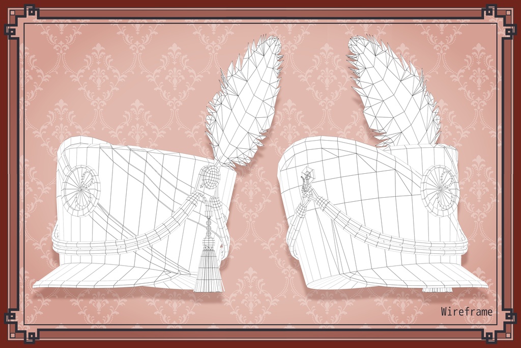 【3Dモデル・UnityPackage・XWear】シャコーハット