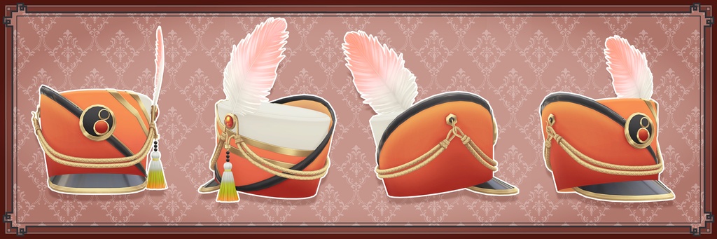 【3Dモデル・UnityPackage・XWear】シャコーハット