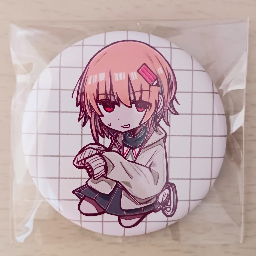 筆黒先しゆう　缶バッチ