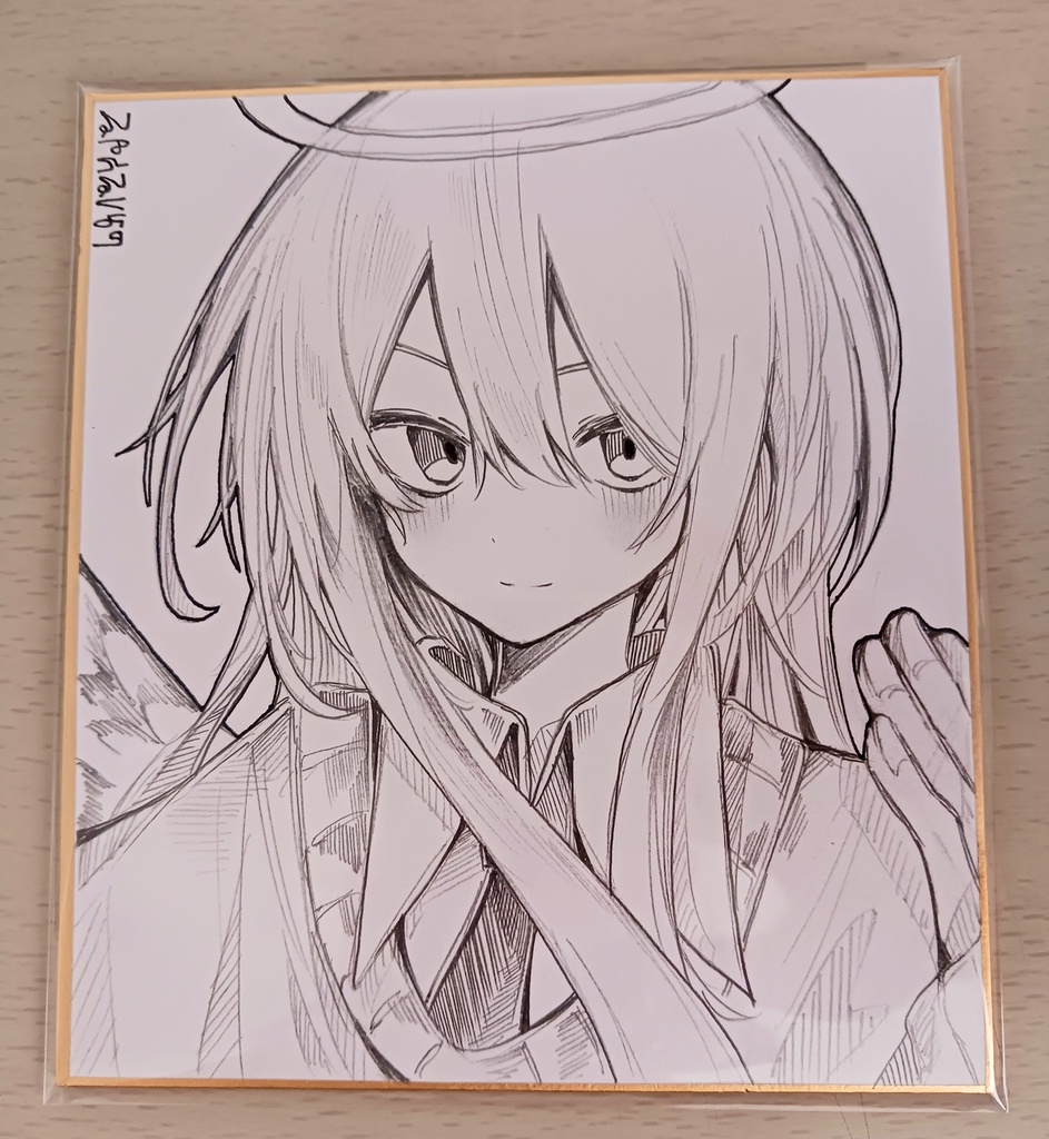 ミェミル 色紙+(ウィルペスの缶バッチ付き)