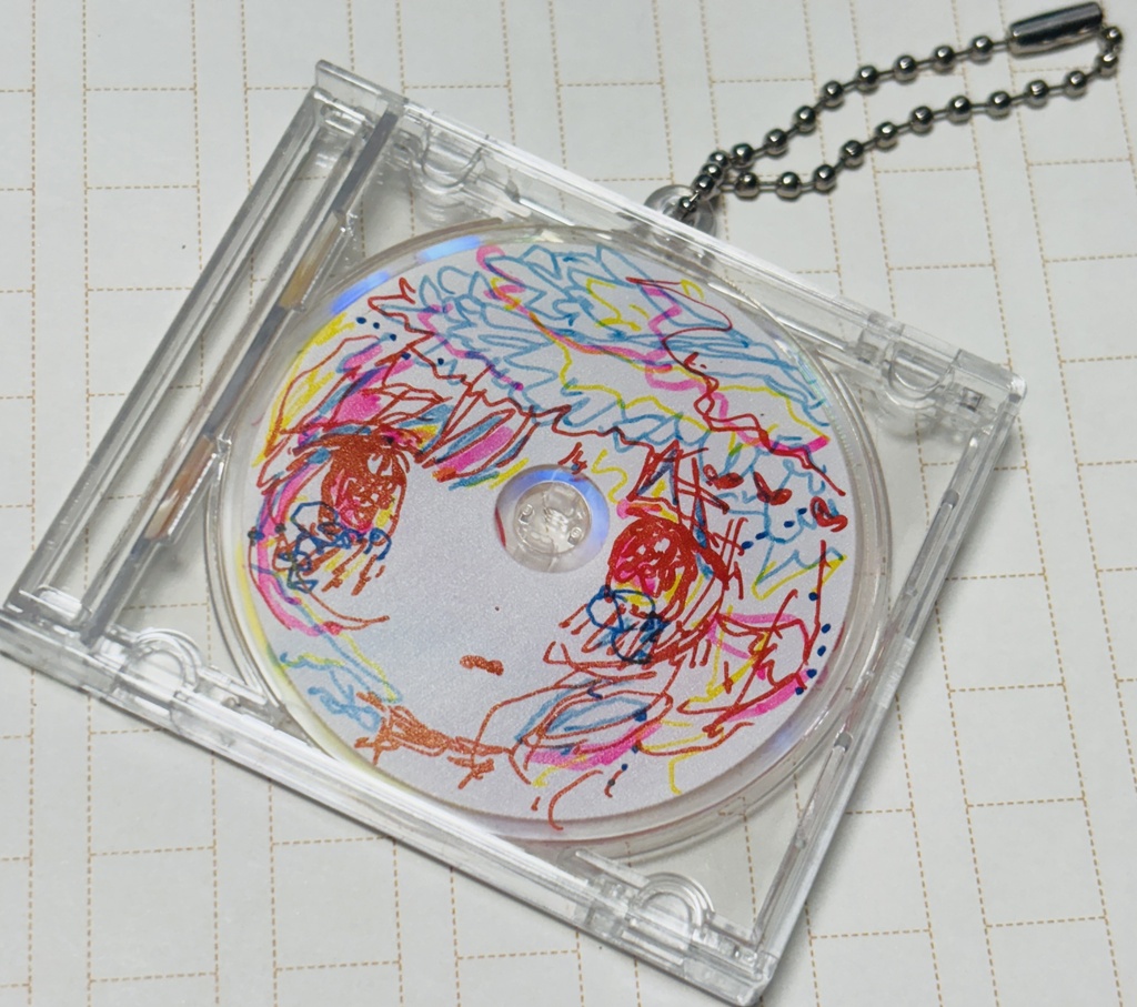 CD風キーホルダー①