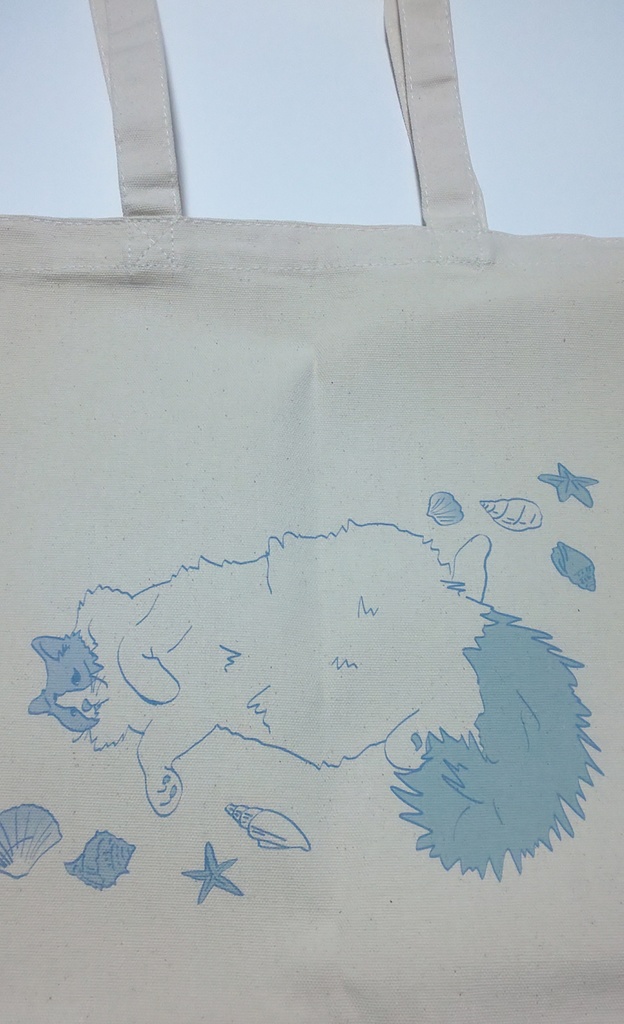 へそてん猫トートバッグ