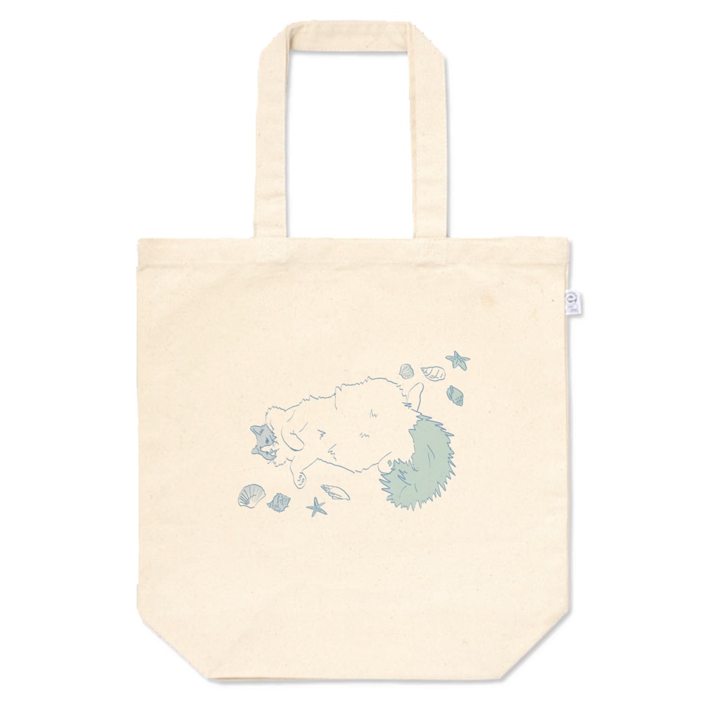 へそてん猫トートバッグ