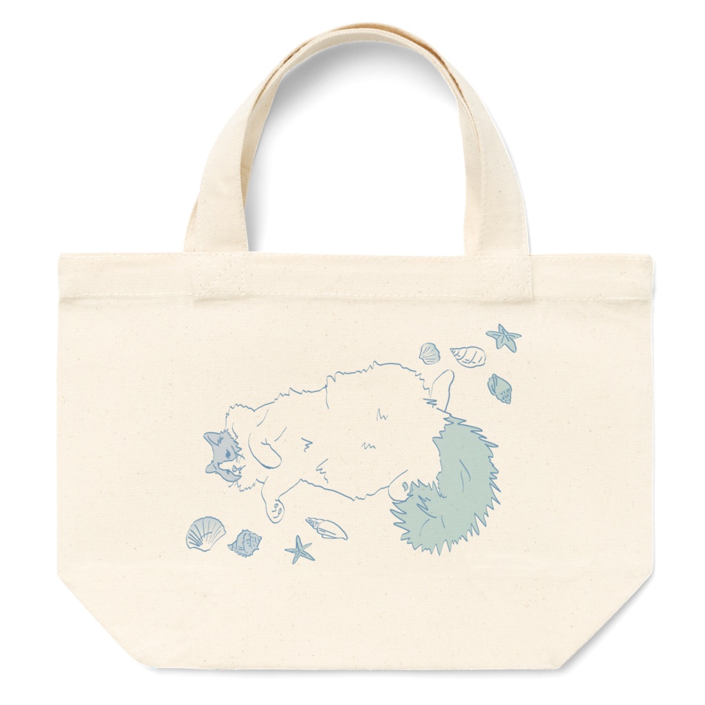 へそてん猫トートバッグ