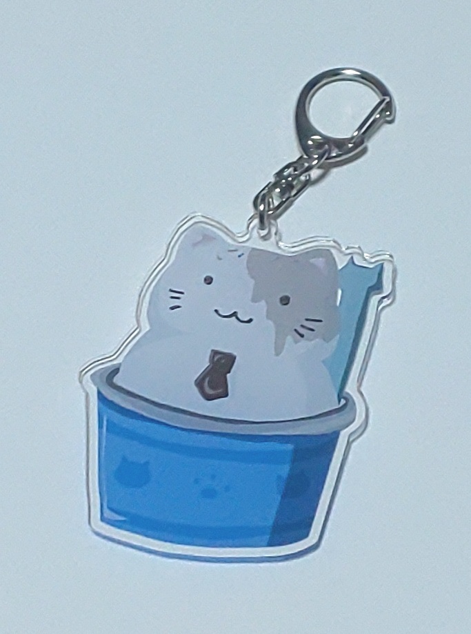 ねこあいすアクキー