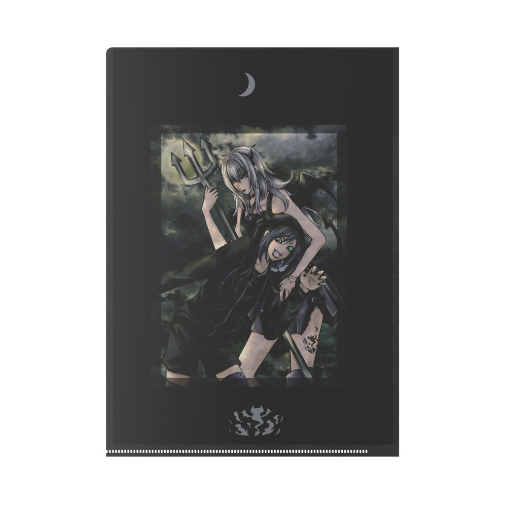 猫耳クリアファイル