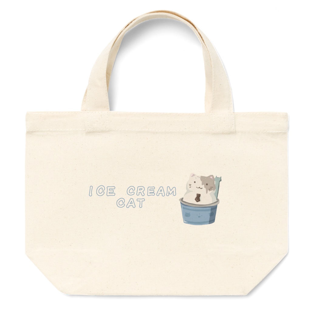 ねこあいすトートバッグ