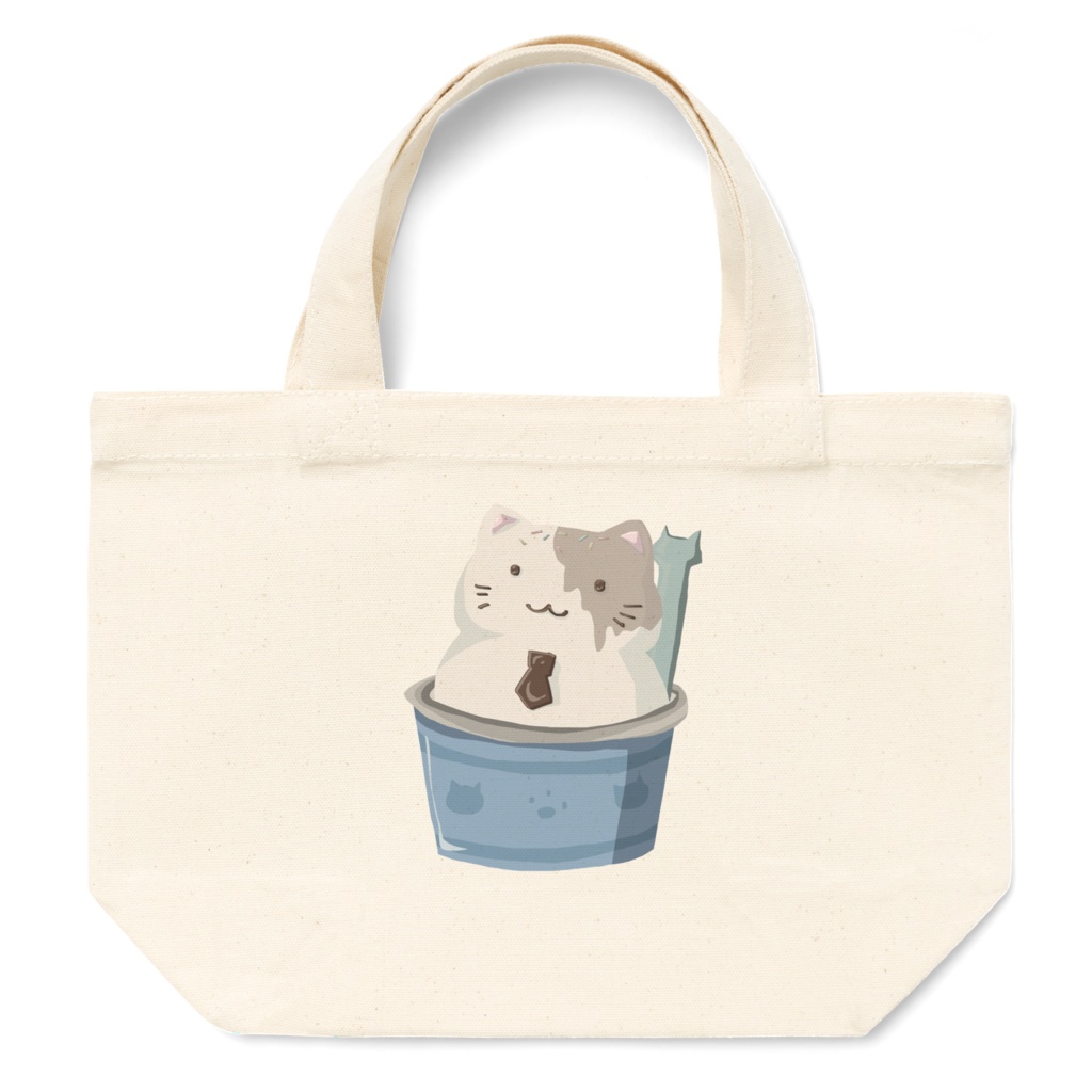 ねこあいすトートバッグ