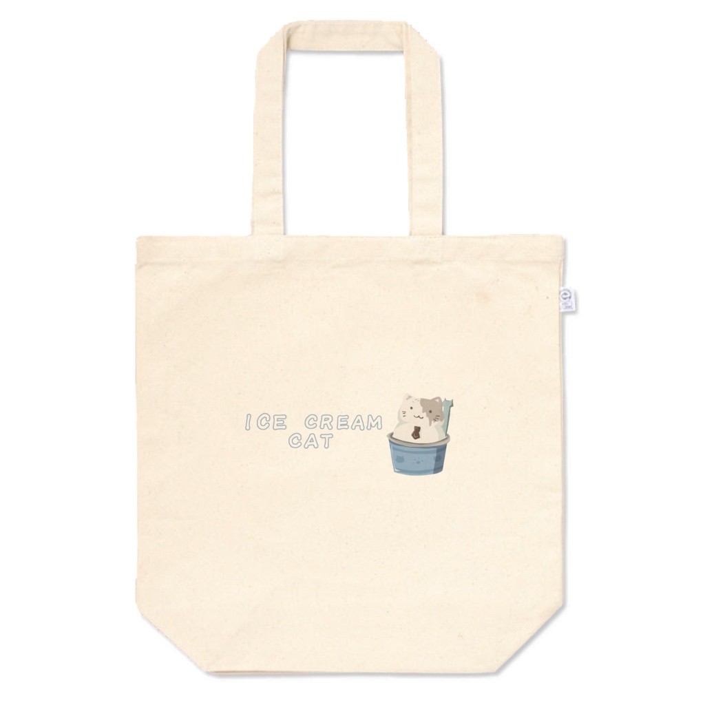 ねこあいすトートバッグ