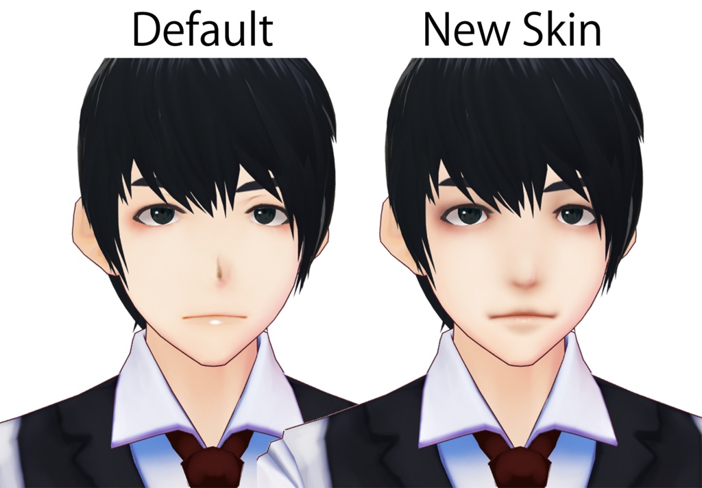 【VRoid男性用】Asian Male Skin