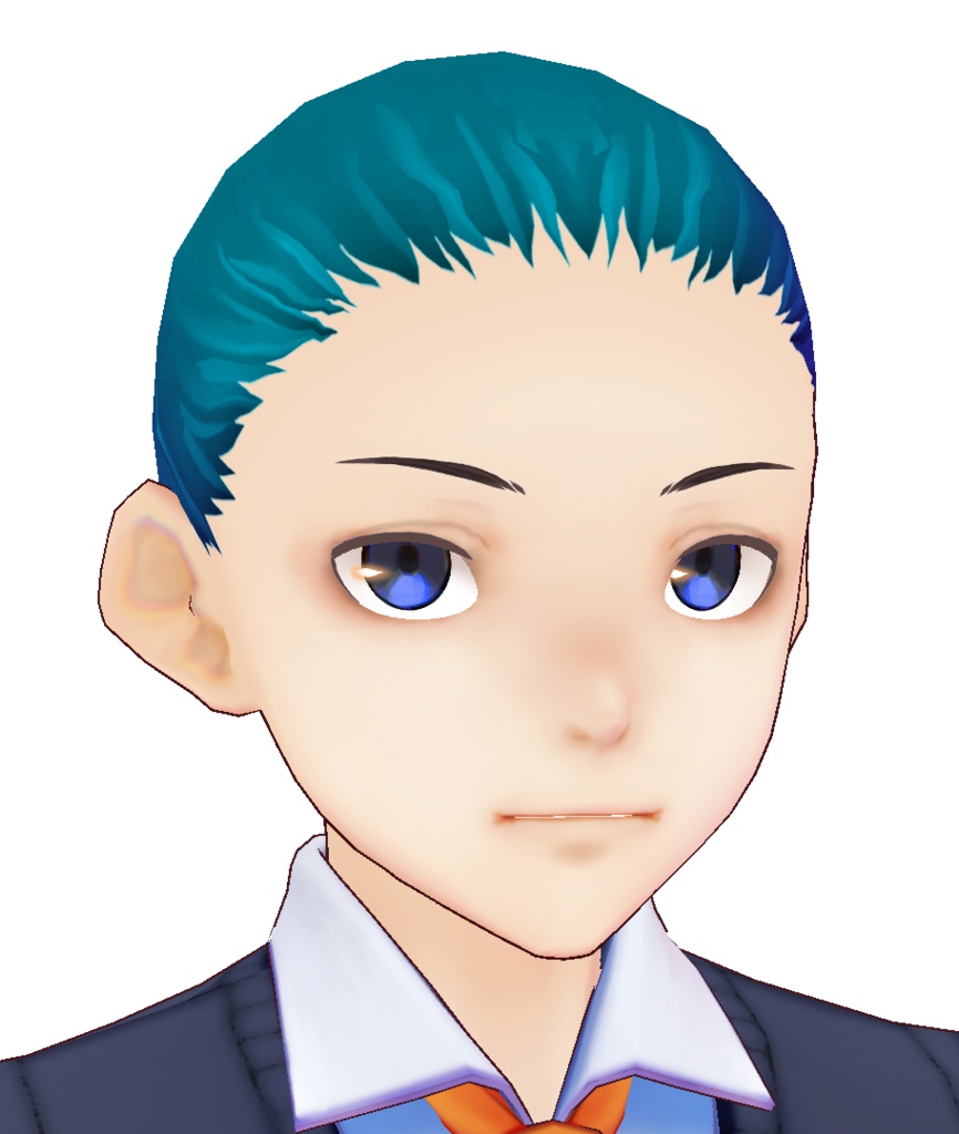 (無料版あり)VRoid男性用 顔テクスチャセット