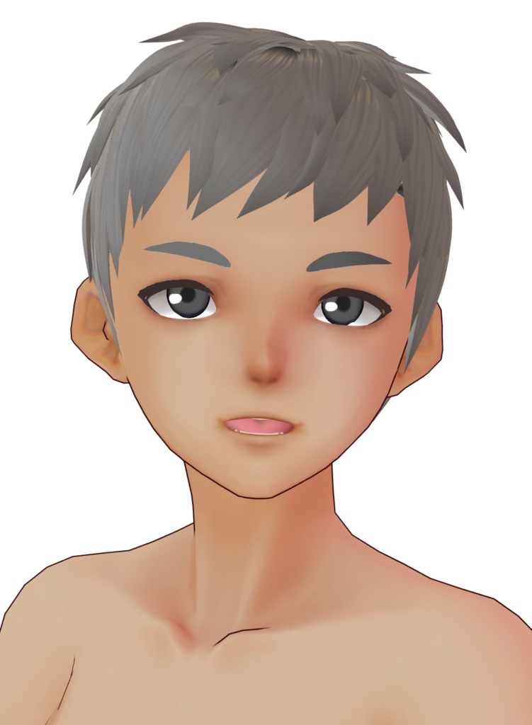 (無料版あり)VRoid男性用 顔テクスチャセット