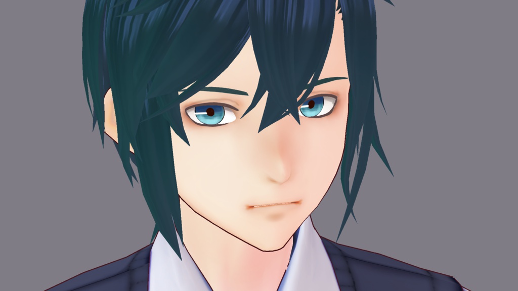 (無料版あり)VRoid男性用 顔テクスチャセット