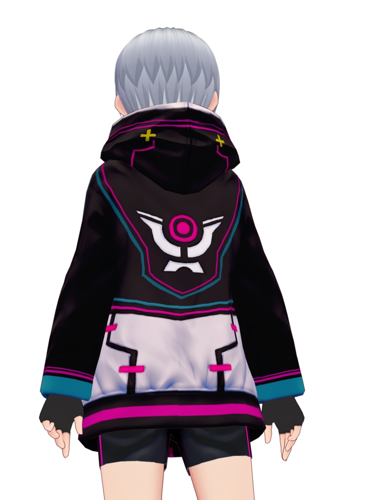 【無料】VRoid近未来風衣装セット