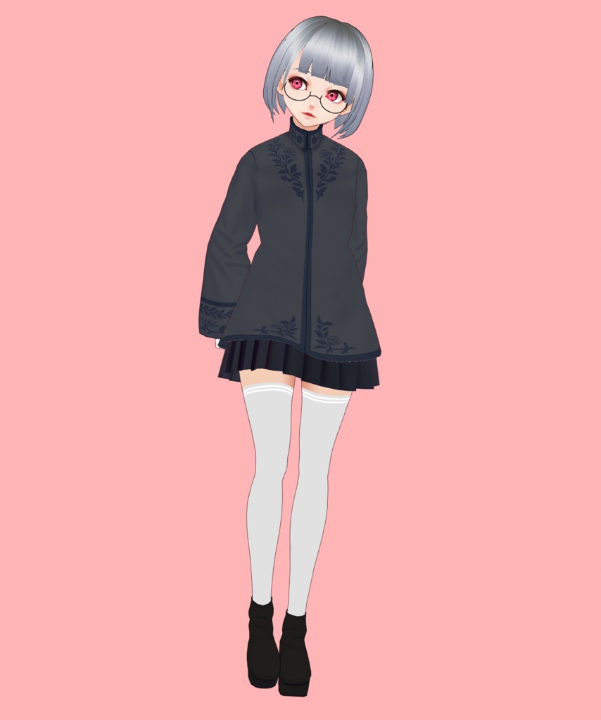 【VRoid】刺繍の入った上着