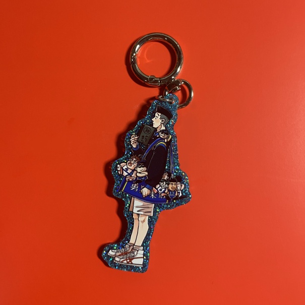 彦一と陵南メンバーぬいのアクリルキーホルダー