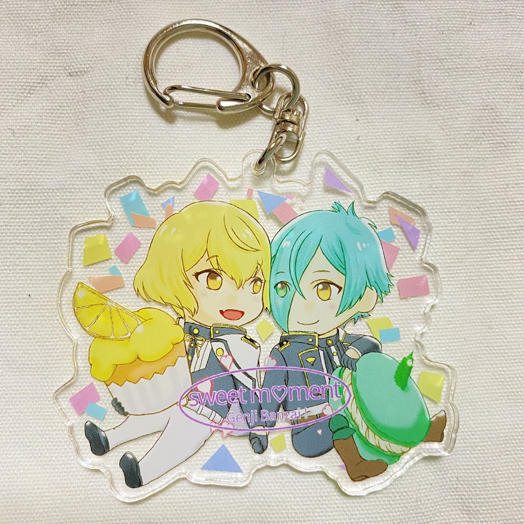スイーツ源氏のアクリルキーホルダー